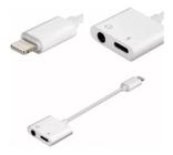 Cabo Adaptador Duplo Lightning P2- X, 7/8, 7/8 Plus.