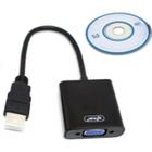 Cabo Adaptador Knup USB 3.0, Para VGA Fêmea - Kp-ad006