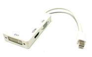 Cabo Adaptador Mini Displayport Para Hdmi Vga Dvi 3 Em 1 Nfe - RB TRONICS