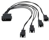 Cabo Adaptador Multi Fan Molex P/ 4 Coolers 3 Pinos 12v