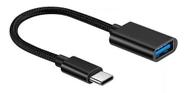 Cabo Adaptador Otg Usb 3.0 (fêmea) X Usb-c (macho)