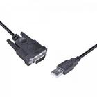 Cabo Adaptador Serial RS-232 x USB A Macho 0,8m CBUS0016 Preto Storm