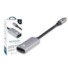 Cabo Adaptador USB-C Displayport 5+, 10cm, Alumínio - 018-7456