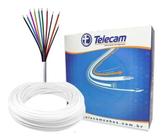 Cabo Alarme Interfone Telefone 10 Vias Multicor 0,40mm 100m - Telecam