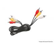 Cabo Audio/Video 3Rca+3Rca Blister - Importado