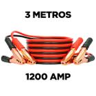 Cabo Auxiliar Automotivo 1200AMP para Bateria de Carro - BELLATOR