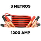 Cabo Auxiliar Bateria Automotivo 3 Metros 1200Amp - Guiro