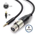 Cabo Balanceado Para Microfone Condensador XLR x P2