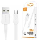 Cabo Carregador 2 Metros Compatível com Multilaser G Max 2 - Cabo Micro USB V8 - SUMEXR