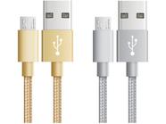 Cabo Carregador Micro USB Easy Mobile 2m Dourado