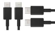 Cabo Carregador Original duplo C para Samsung A70 / A71 / A72 /  S24 S23 S22 S21 S20.