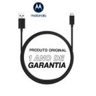 Cabo Carregador Original Motorola USB-A P/ Micro-USB 2 Metros - Preto - Moto G6, G6 Plus, G7, G7 Power, G8, G8 Plus, G8 Power, G9 Play, G9 Plus
