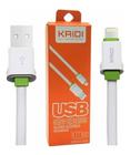 Cabo carregador Usb 1 metro Kaidi Kd-306