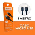 Cabo Carregador USB Kaidi V8/Tipo-C/ ios