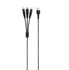 Cabo Celular 3 Em 1 Type C + Lightning + Micro Usb 1,4m Wi382