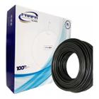 Cabo Cftv Coaxial preto Blindado Externo Bip 24 Awg 100 Mts - FRAPA