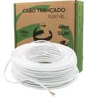 Cabo Coaxial 4mm Bipolar Slim Cftv 100m Trançado Pra Câmera - Conect Cable