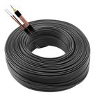 Cabo Coaxial (Cftv) Preto 90% - Rf 4Mm 50 Metros - New Line Cable