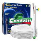 Cabo Coaxial Condutti 4Mm+Bip. 2X20 Hd Dupla Blindagem 100M (1476)