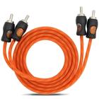 Cabo Coaxial Rca Som Automotivo 5 Metros Kx 3 Flexivel - KX3