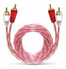 Cabo Coaxial Rca Stetsom 1 Metro Banhado A Ouro