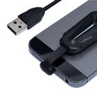 Cabo com fixador duplo de usb para lightning - Lehmox