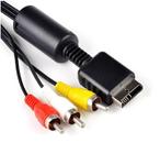 Cabo Componente RCA AV Áudio Vídeo compatível com Vídeo Game Playstation Ps2 Ps3
