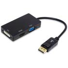 Cabo Conversor 3 Em 1 - Displayport-M X hdmi/dvi/vga