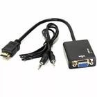 Cabo Conversor Hdmi Adaptador Para Vga Com Saída P2 De Áudio - VIL