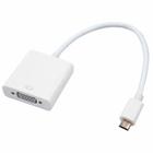 Cabo Conversor USB-C para VGA Fêmea - 15cm - Branco - BitsTec