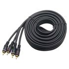 Cabo de AACUTEUDIO 2 RCA + 2 RCA 5 Metros Preto TDBC6735G - Generico