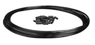 Cabo de aço marine sports nylon coated wire 10 metros 40 lbs - preto - Marine Sports do Brasil