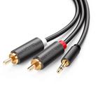 Cabo de Audio P2/RCA Macho 1.5M AV102 - Ugreen