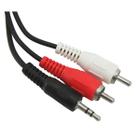 Cabo de Áudio P2 x 2 RCA AV de 1.5 Metros