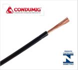 Cabo de Cobre Flexível 2,5mm² Preto 750V rolo c/ 100 Metros CONDUMIG