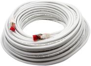 Cabo de conexão Triplett CAT6A 10 GBPS 26 AWG 23 m branco