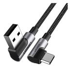 Cabo de Dados Angular Ugreen Us176 Usb 2.0 p Usb TipoC 1m