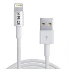 Cabo de Dados Carga Rápida Usb x Lightning 1 Metro Kaidi KD-25A Branco