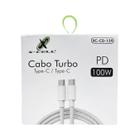 Cabo de dados usb-c type-c 1 metro 100w xc-cd-129 x-cell