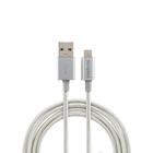 Cabo de dados usb/micro v8 usb 1,5m nylon branco intelbras euab 15nb