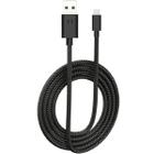 Cabo de Dados USB Tecido 1 Metro Para Samsung S21 Plus