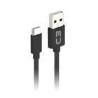 Cabo de dados usb type-c 1m c3tech cb-c11bk preto