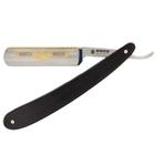 Cabo de ébano de aço carbono Straight Razor DOVO Shave Ready