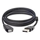 Cabo, de Extensor, USB 2.0, AM/AF 5M 3934 - Exbom Cabo de Extensor USB 2.0 AM/AF 5M 3934 - Exbom