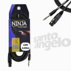 Cabo De Microfone 0.20MM Conectores P10 x XLRF Mod NINJAHG B 10FT/3.05 - SMA CABOS