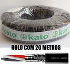 Cabo De Microfone - 20m - Kato - Double Shield - 2 X 0,30MM