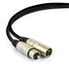 Cabo de Microfone Balanceado XLR Macho Para XLR Femea Santo Angelo - 15 Metros