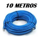 Cabo De Rede 10 Metros Rj45 Crimpado Cat5e Internet Lan