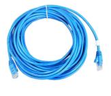 Cabo De Rede 20 Metros Lan Internet Crimpado Rj45 Cat5e Azul