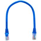 Cabo De Rede 25 Centímetros Cat6 UTP 100% Cobre Azul Patch Cord Curto